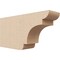 Ekena Millwork 4in. W x 8in. H x 16in. L New Brighton Woodgrain TimberThane Rafter Tail, Primed Tan RFTUR04X08X16NEBRCPR - alternate 1